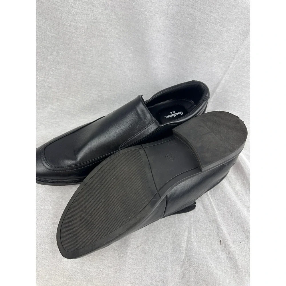 Goodfellow &‎ Co Mens Black Slip On Loafers Dress Shoes Size 13 Formal Business